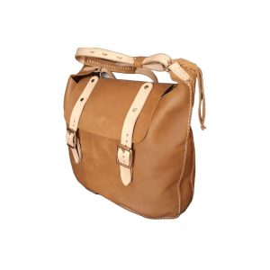 Handcrafted Natural Leather Satchel