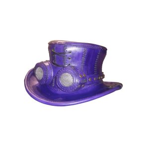 Steampunk purple hat