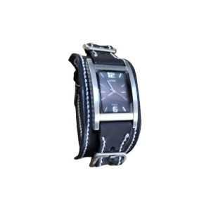 Handcrafted Full-Grain Leather Wide Cuff Watch Strap