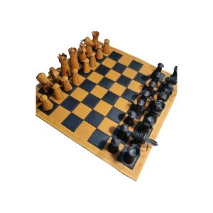 Leather chess board