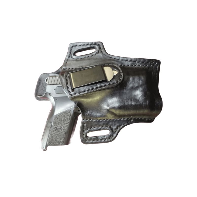 Handcrafted Full-Grain Leather OWB Dual Belt Loop Holster